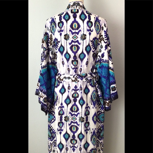 Soft Surroundings Kimono Robe Pockets - Picture 9 of 11